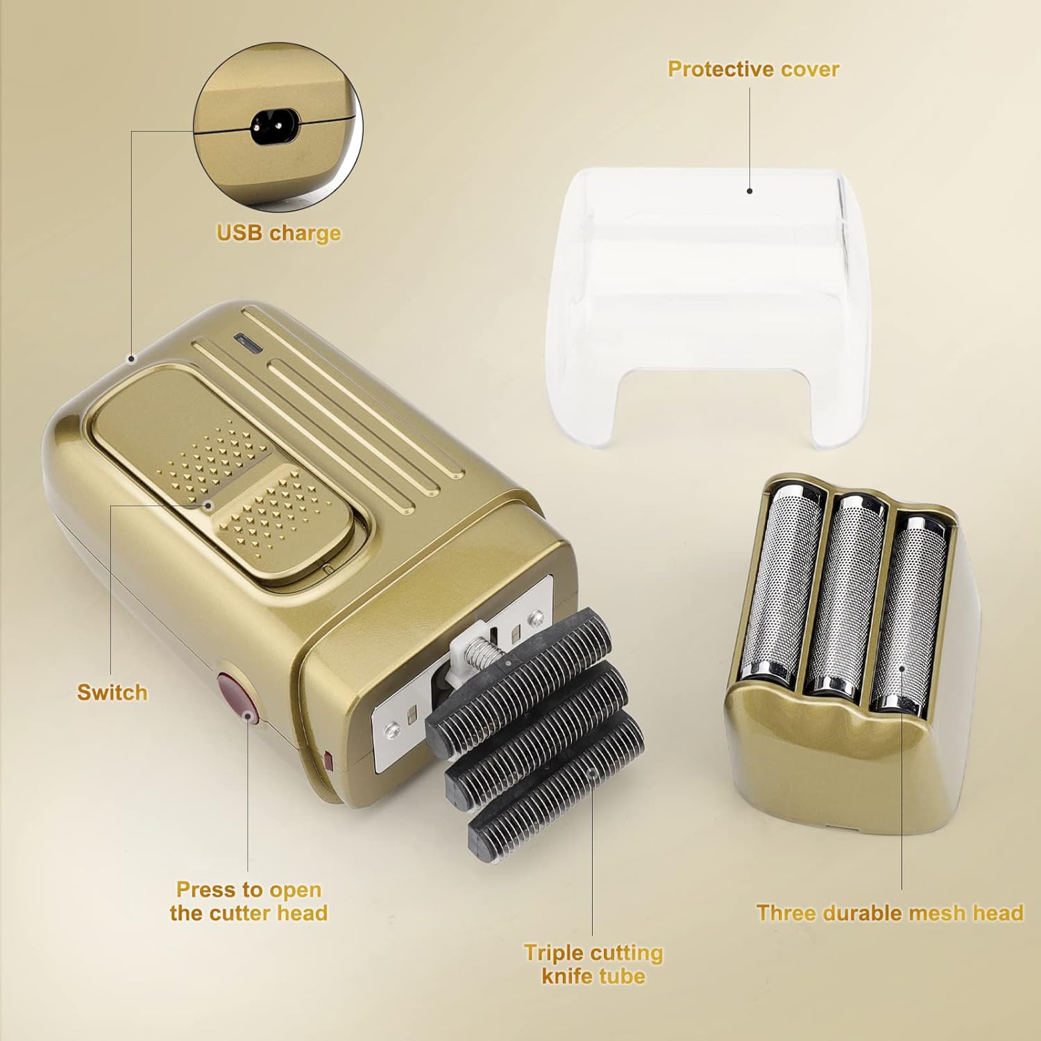 Cordless Hair Clippers Set with LED Display U769610