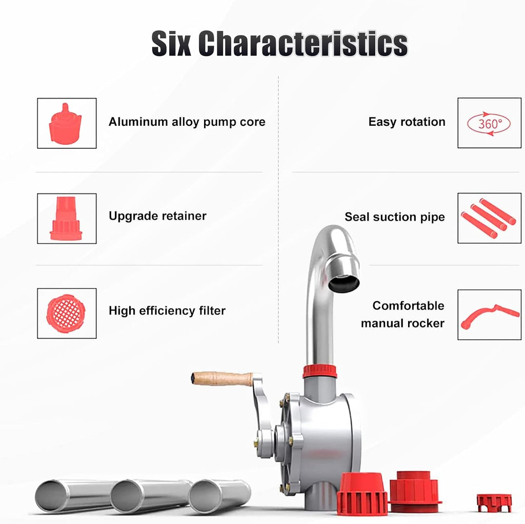 Aluminum Rotary Barrel Pump for Fuel H44843