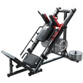 Adjustable Leg Press Hack Squat Machine with Linear Bearing H843790