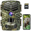 2.7K 48MP Night Vision Motion Activated Trail Camera with 64GB Micro SD Card P913