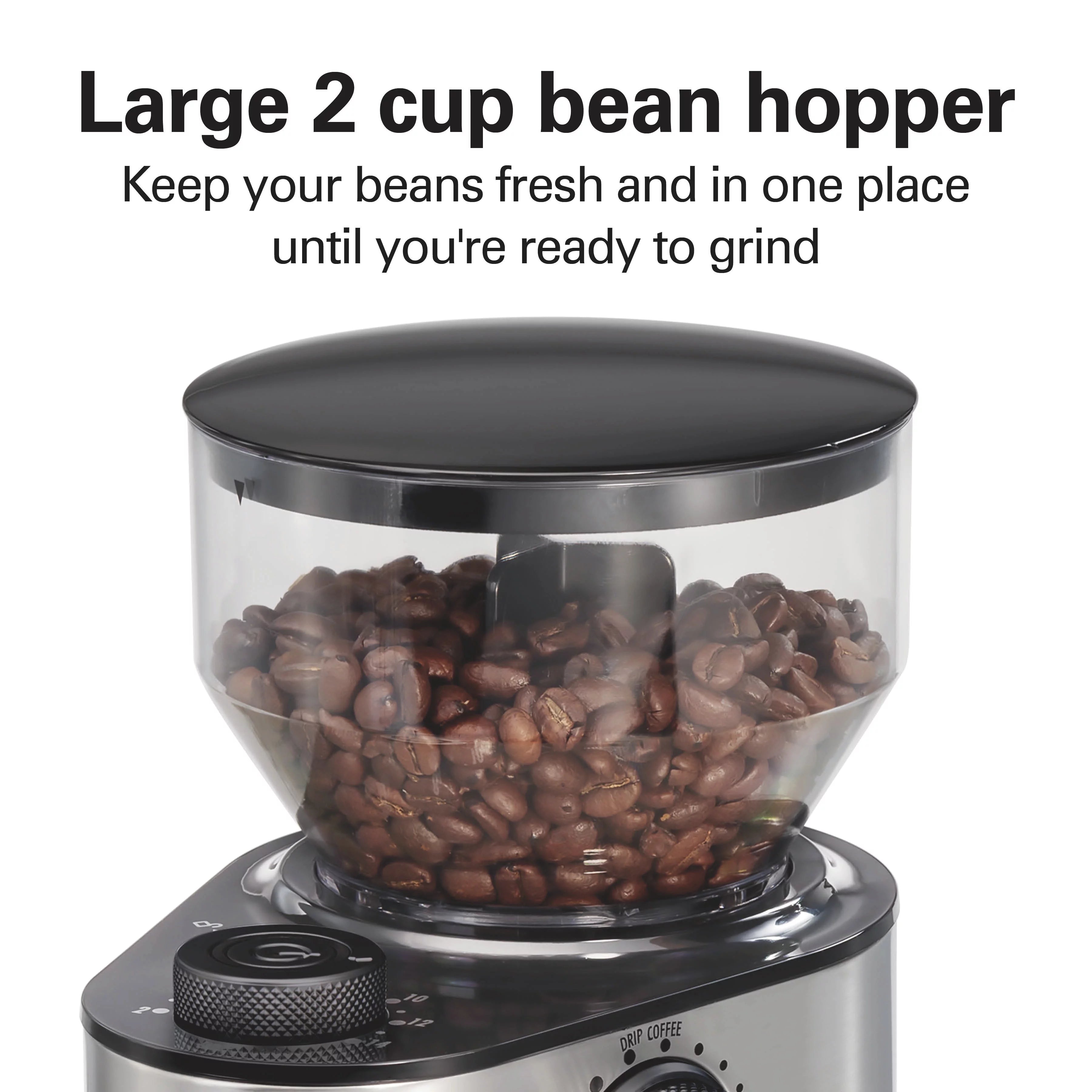 18 Grind Settings Stainless Steel Coffee Grinder A9815