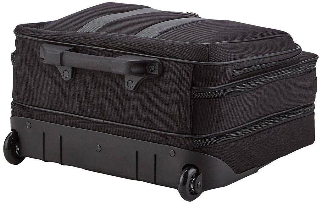 Black Nylon Rolling Case for 17-inch Notebooks Z912806