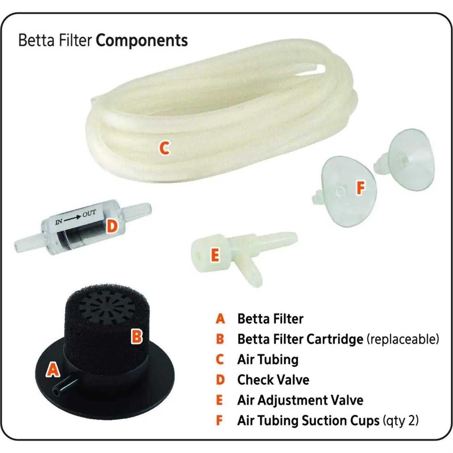 Betta Filter with Volcano Y14124