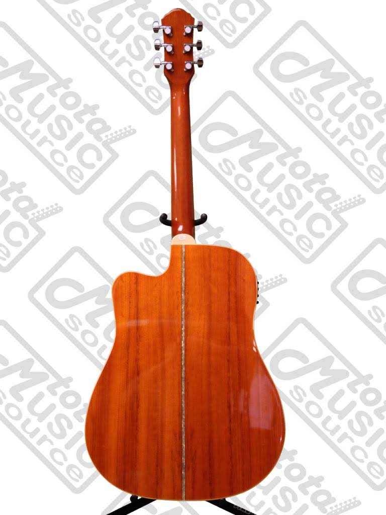 Flame Yellow Sunburst Dreadnought Guitar X87093