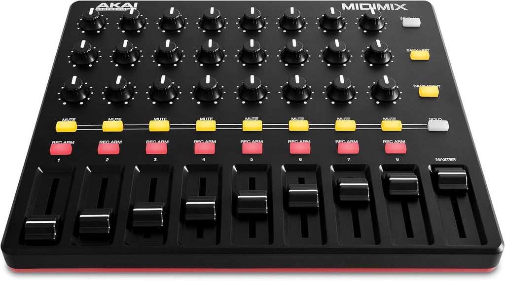 USB MIDI Controller Mixer with Assignable Faders, 24 Knobs, 16 Buttons V375951
