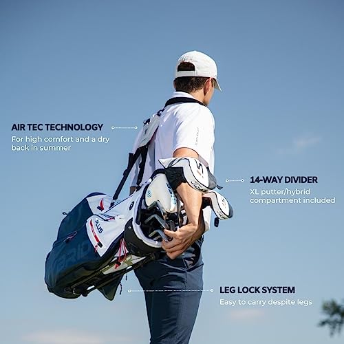 Lightweight Golf Cart Bag with Waterproof Pockets W65782