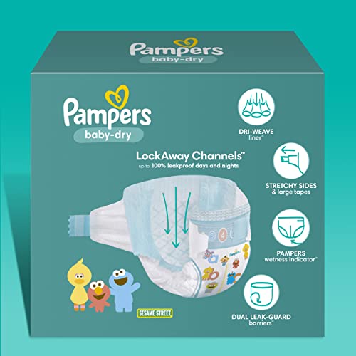 92 Count Size 4 Disposable Baby Diapers Z370