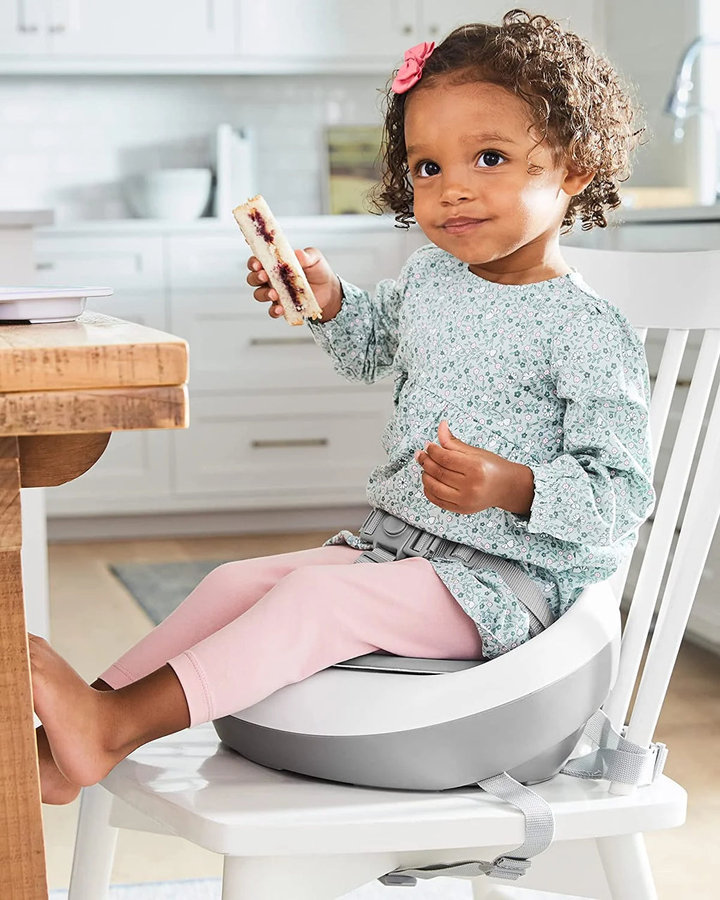 Grey White Booster Seat N27926