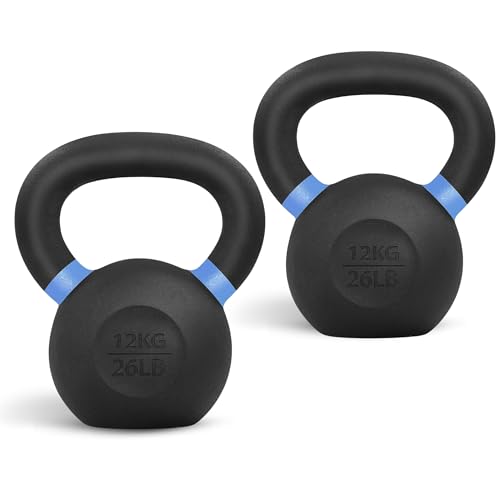 Powder Coated Cast Iron Kettlebell Weight Set G588139