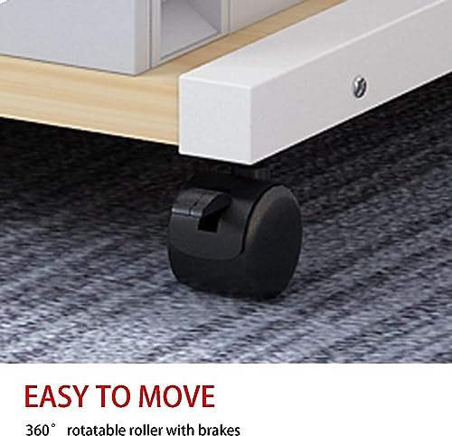 2 Tier Printer Stand with Wheels M700