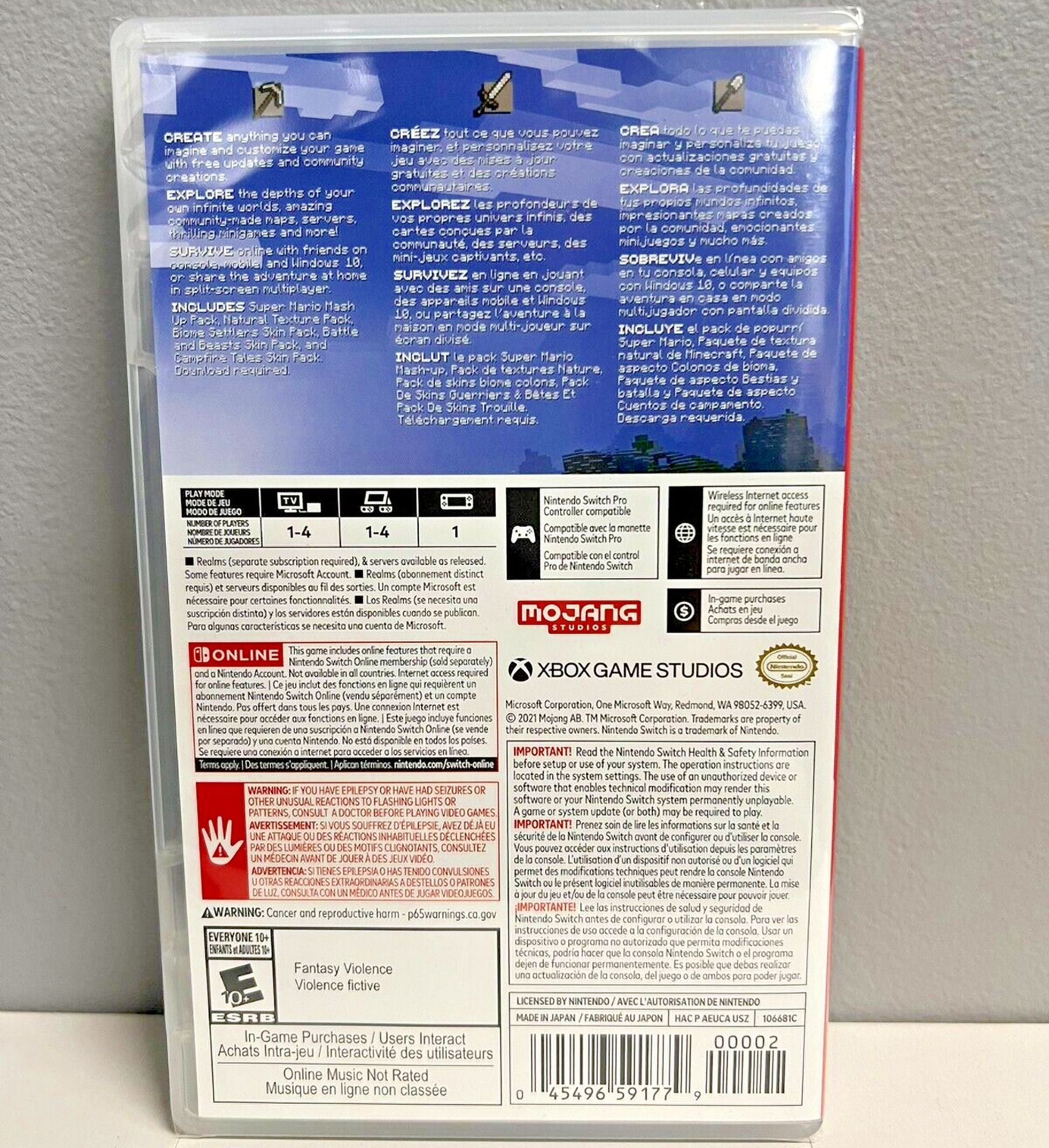 Minecraft Switch T546