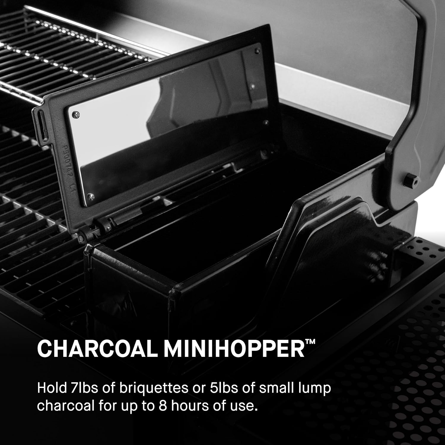 Black Digital Charcoal Grill and Smoker Combo D31526