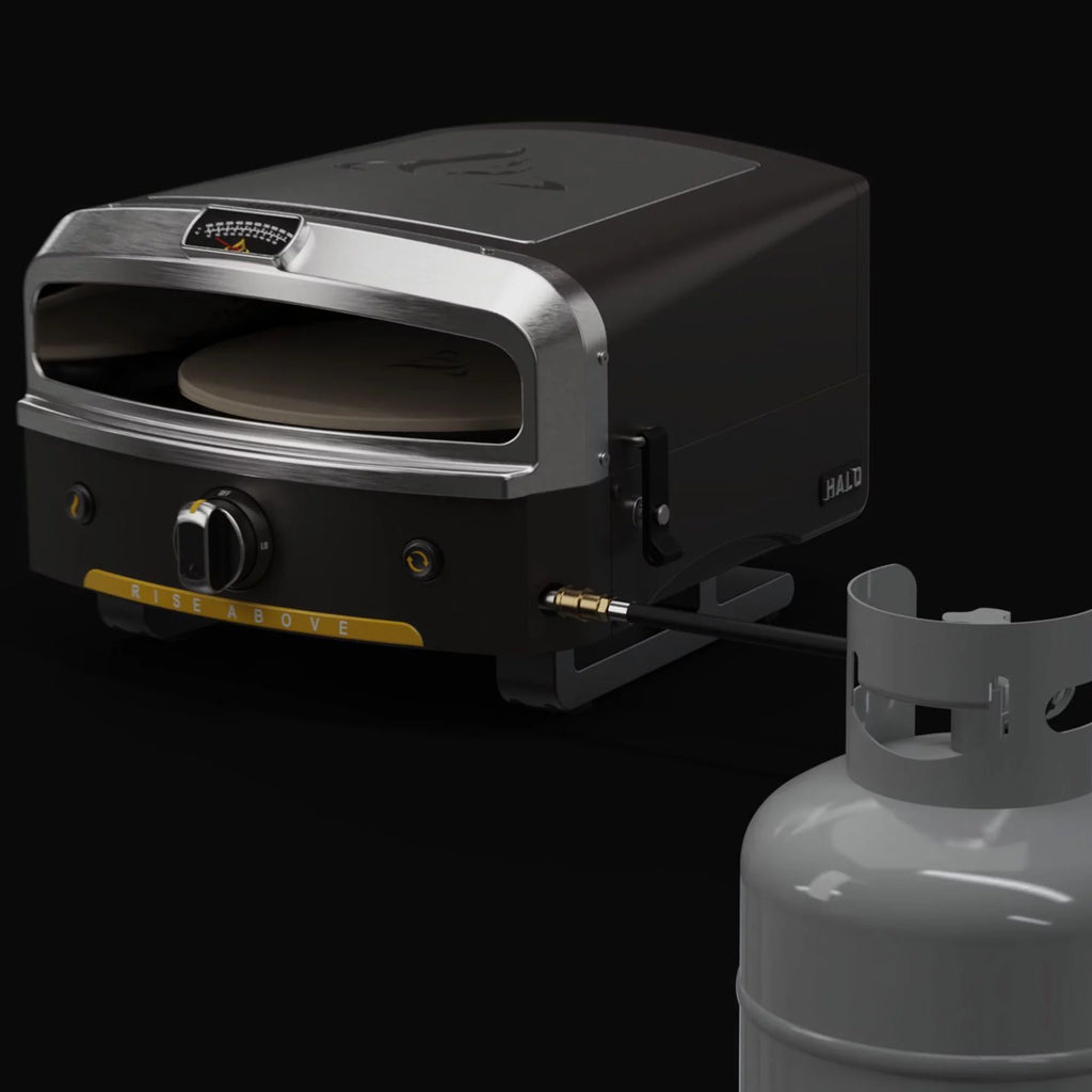 16 LP Gas Portable Outdoor Pizza Oven with Rotating Cooking Stone N681019