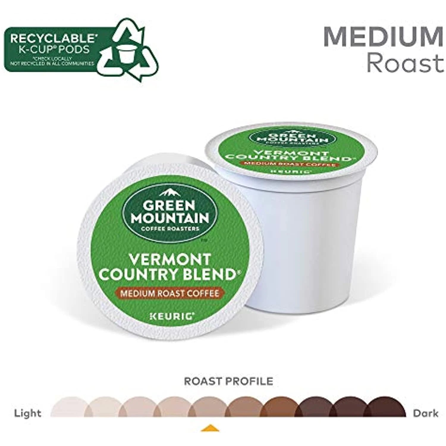 96 Count Medium Roast Coffee K-Cup Pods F75251