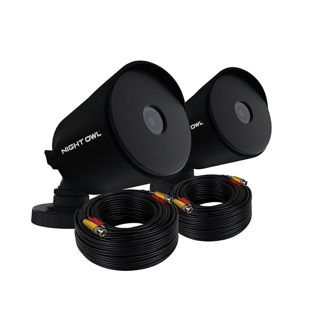 Black 2 Pack 1080p HD Wired Cameras H46005