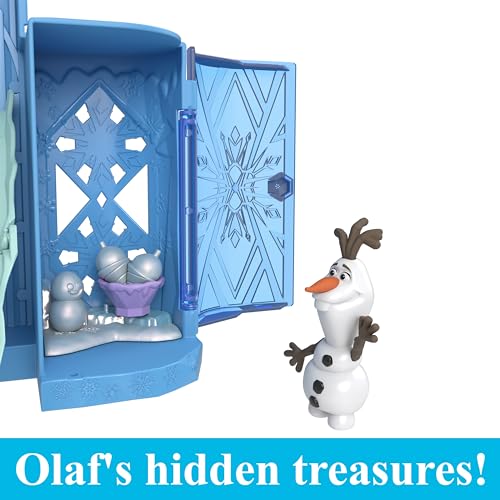 Storytime Stackers Elsa Ice Palace Stackable Castle Doll House with Small Doll & 8 Pieces S3661