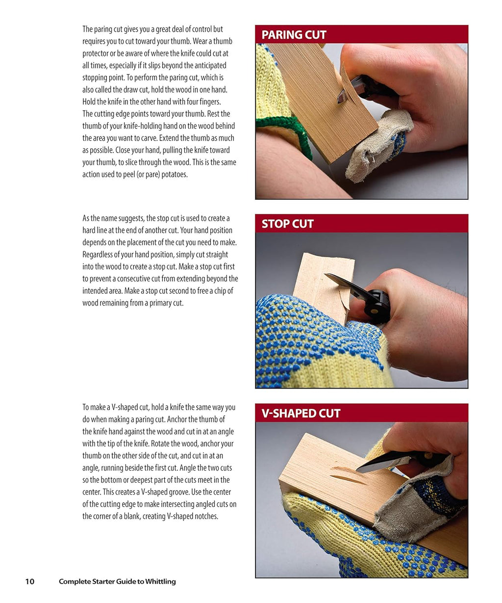 Whittling Guide with Step-by-Step Instructions and Patterns R76909