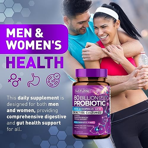 80 Billion CFU Probiotic Supplement - 30 Capsules V320714