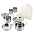 8x Nonstick Lightweight Camping Cookware Set I677798