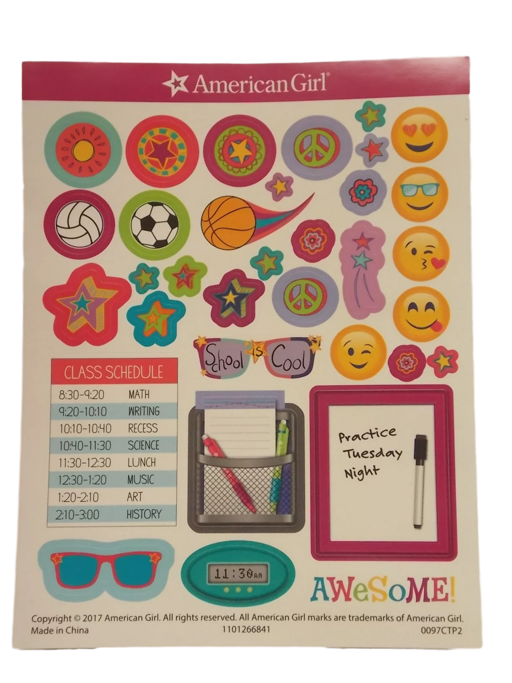 18" Doll School Locker Set F837