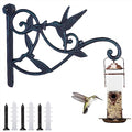 Cast Iron Hanging Plant Bracket, Dark Brown K952