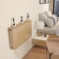 Solid Wood Wall-Mounted Drop-Leaf Table 80 * 40cm T101