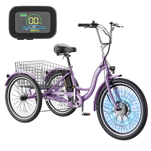 350W 36V Removable Battery 7 Speeds 3 Wheels Electric Tricycle K176143