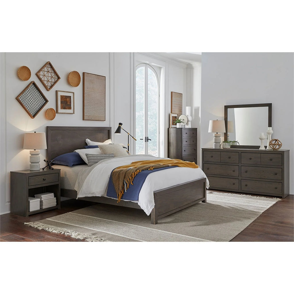Stone Brown 6-Drawer Wood Dresser F238