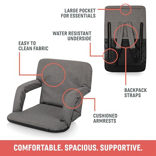 Burgundy Reclining Stadium Seat B850857