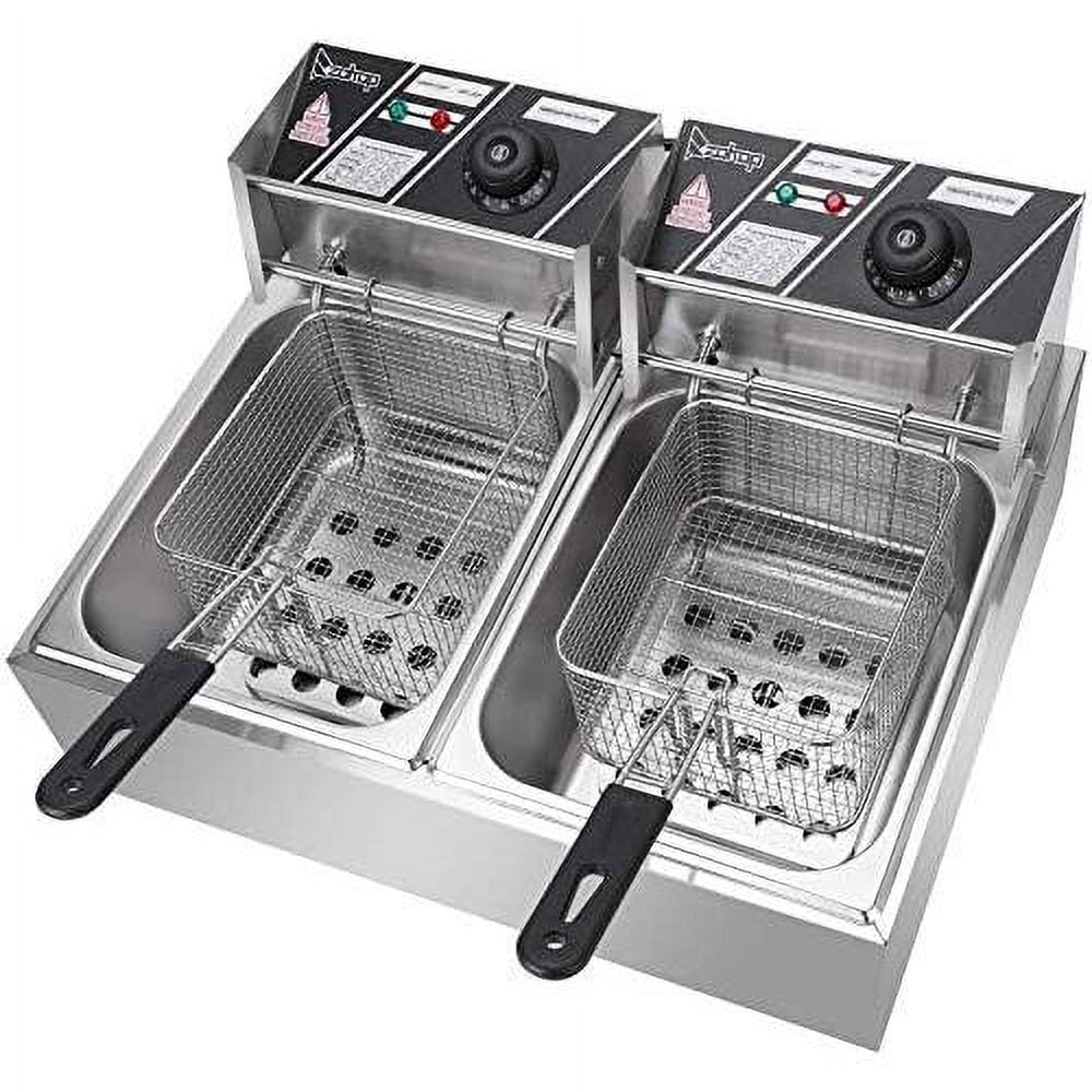 12L Electric Dual Deep Fryer P770