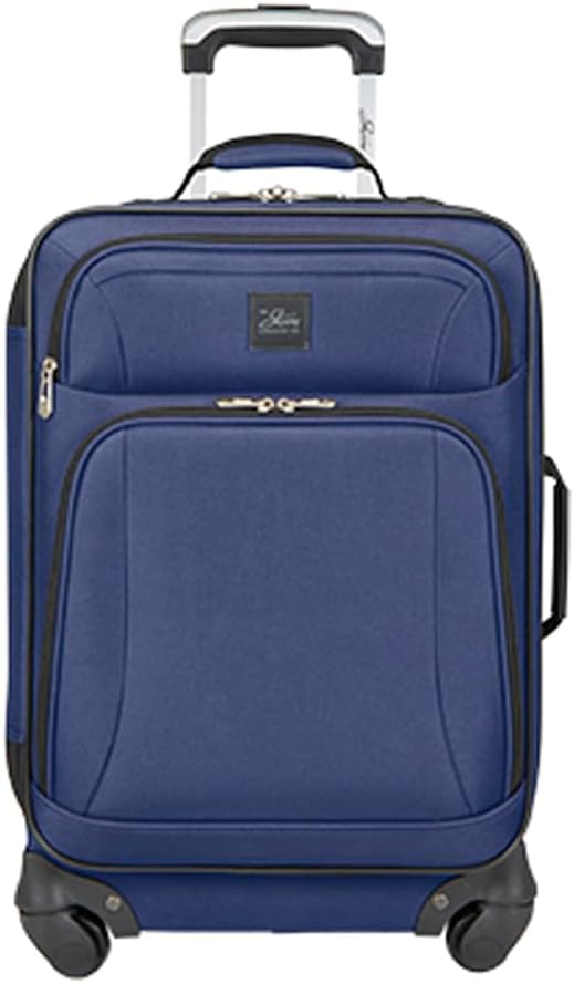 Softside Carry-On Luggage with Wheels, 20 inch, Surf Blue W910