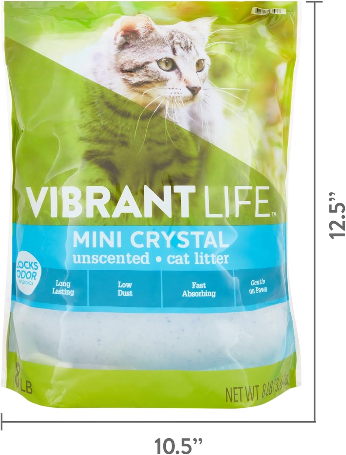 Mini Crystal Unscented Cat Litter, 8 lb Y18745