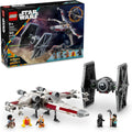 TIE Fighter & X-Wing Building Set with 4 Minifigures B50409