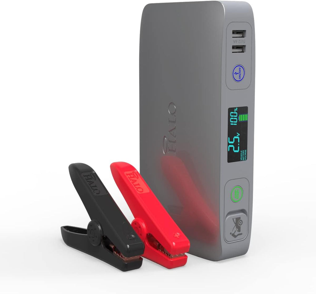 Black Portable Phone Laptop Charger Car Jump Starter with Outlet A125