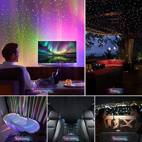 Star Projector with Bluetooth Speaker and White Noise O874