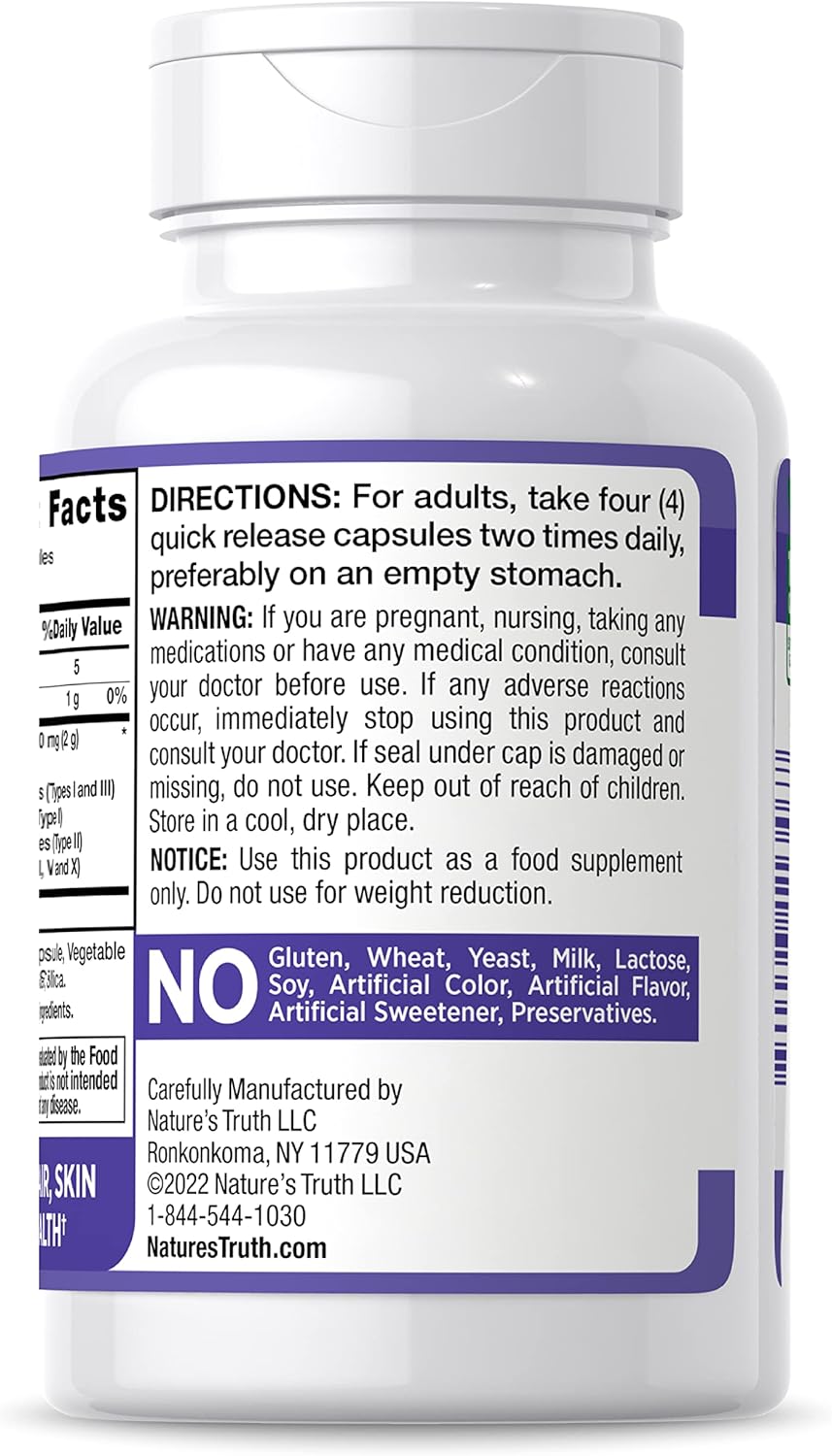 90 Count Multi Collagen Protein Capsules Z29950