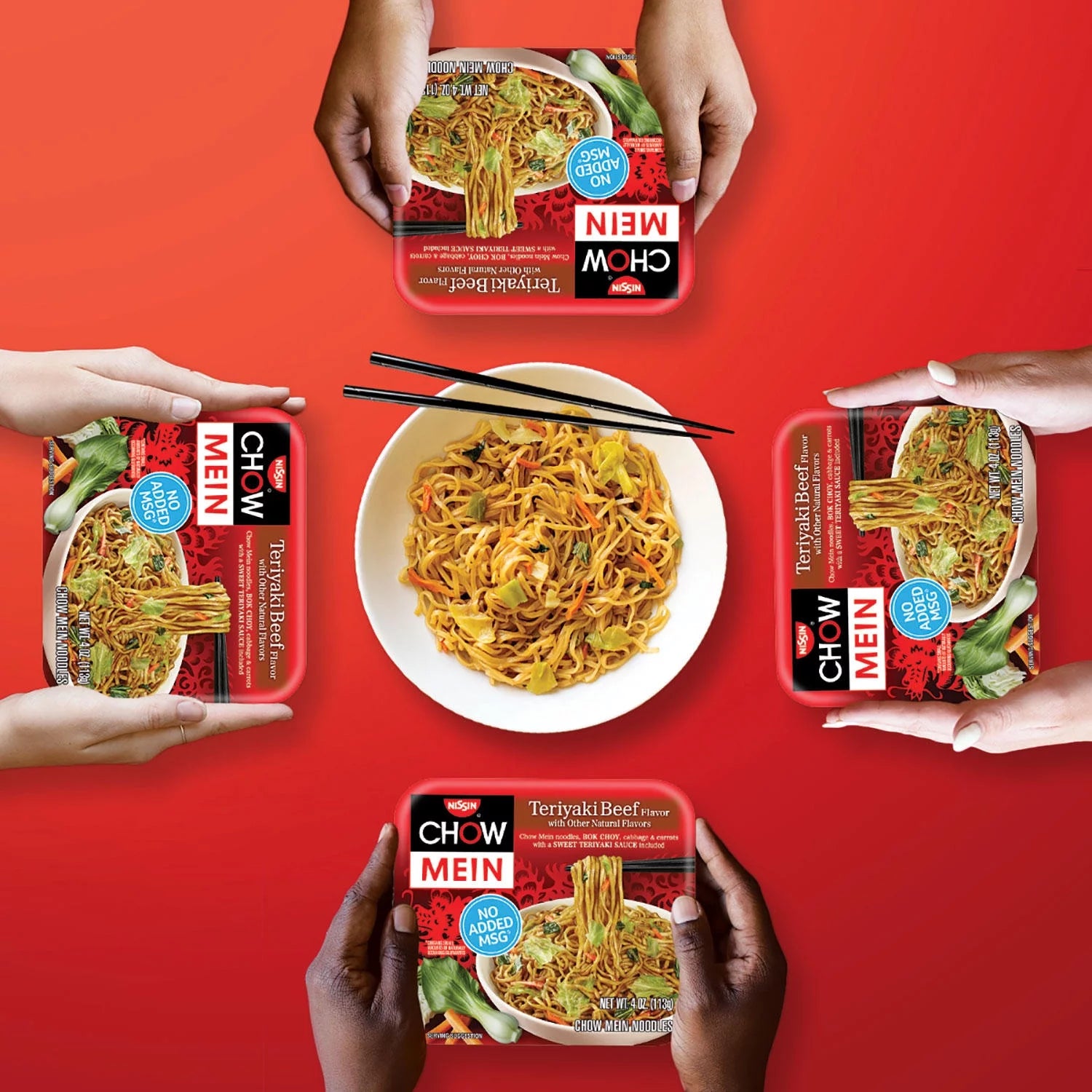 Teriyaki Beef Chow Mein Noodles (4 oz., 12 ct.) U520651