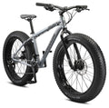 Grey Fat Tire Mountain Bike, 16 Speeds, Small 17 inch Frame K2614
