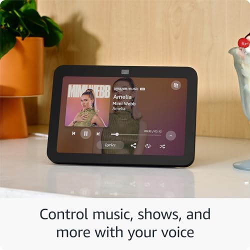 Glacier White Smart Home Hub with Spatial Audio Y51461
