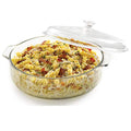 2-quart Glass Casserole Baking Dish with Cover S322
