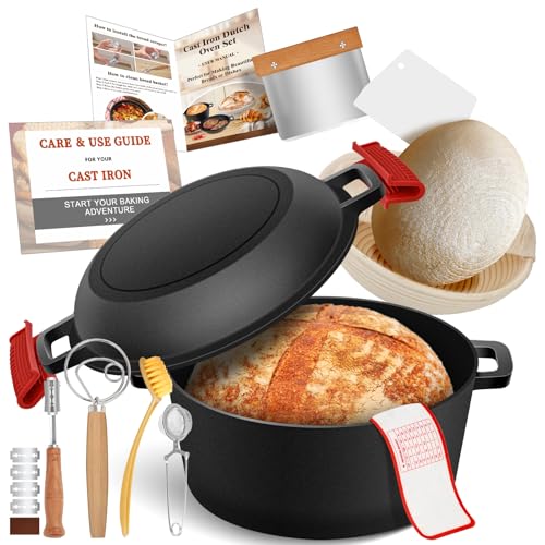 3.2QT Cast Iron Dutch Oven with Lid V296599
