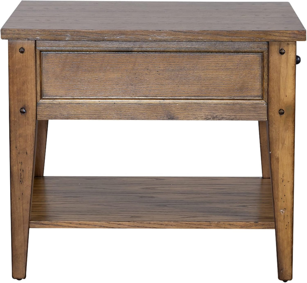 Medium Brown 3 Piece Set (1-Cocktail 2-End Tables) S406