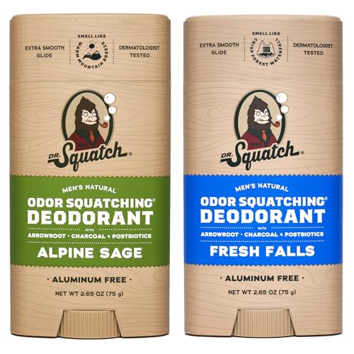 Natural Deodorant Alpine Sage Fresh Falls 2.65 oz 2 Pack D18088
