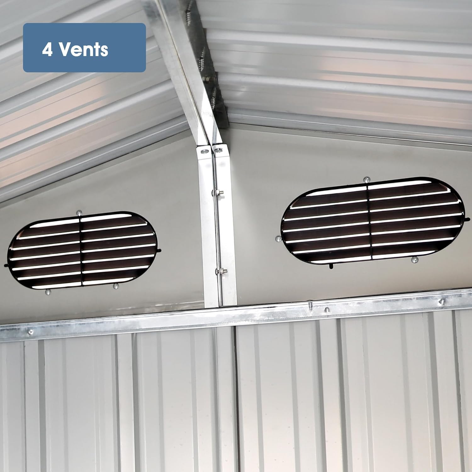 Heavy-Duty Metal Garage Shed 20'x10' U894