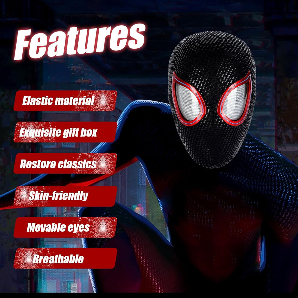 Spider Hero Mask Toy with Moving Eyes Remote Control V86688