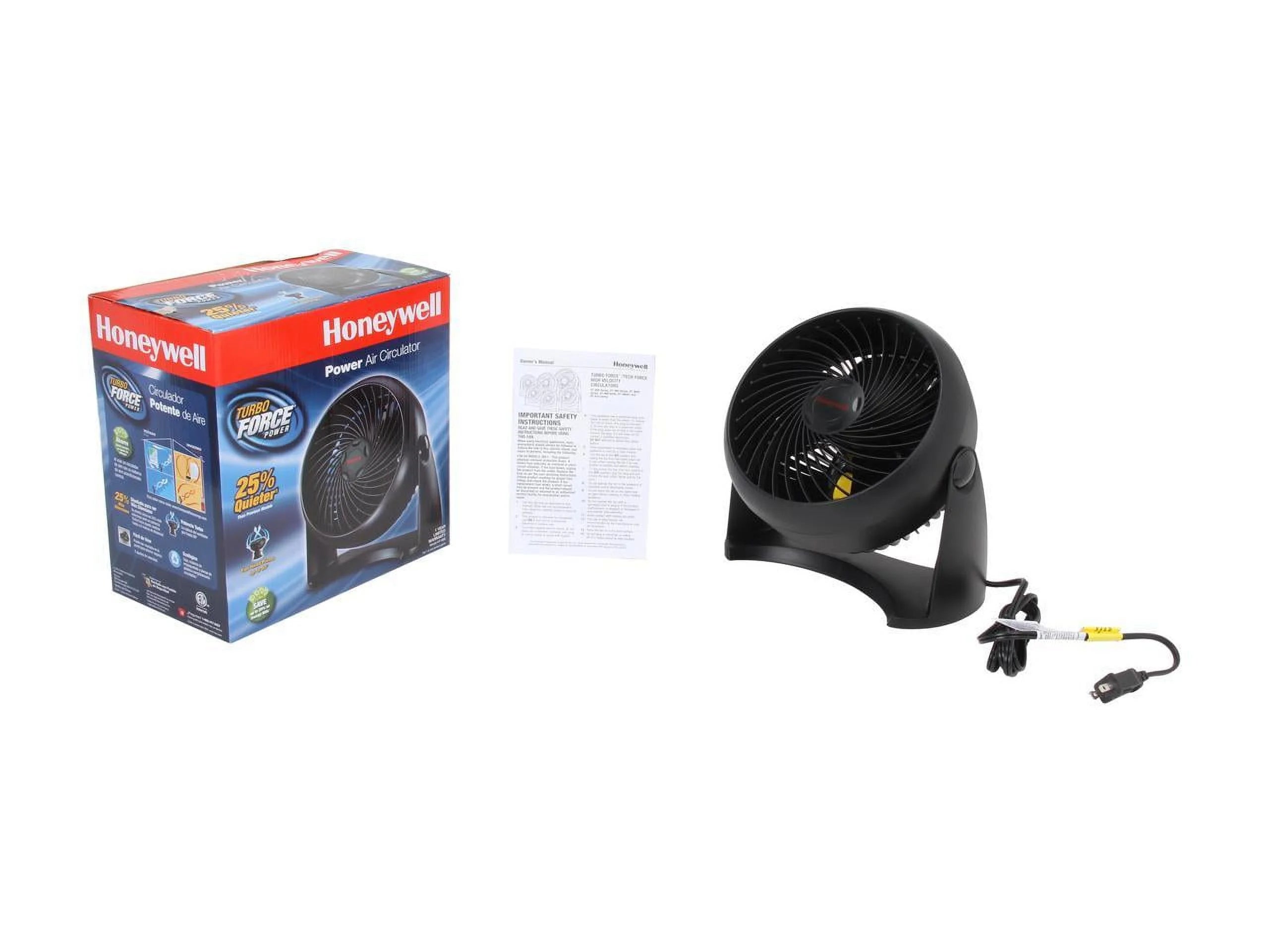 Black Air Circulator Fan Z4557