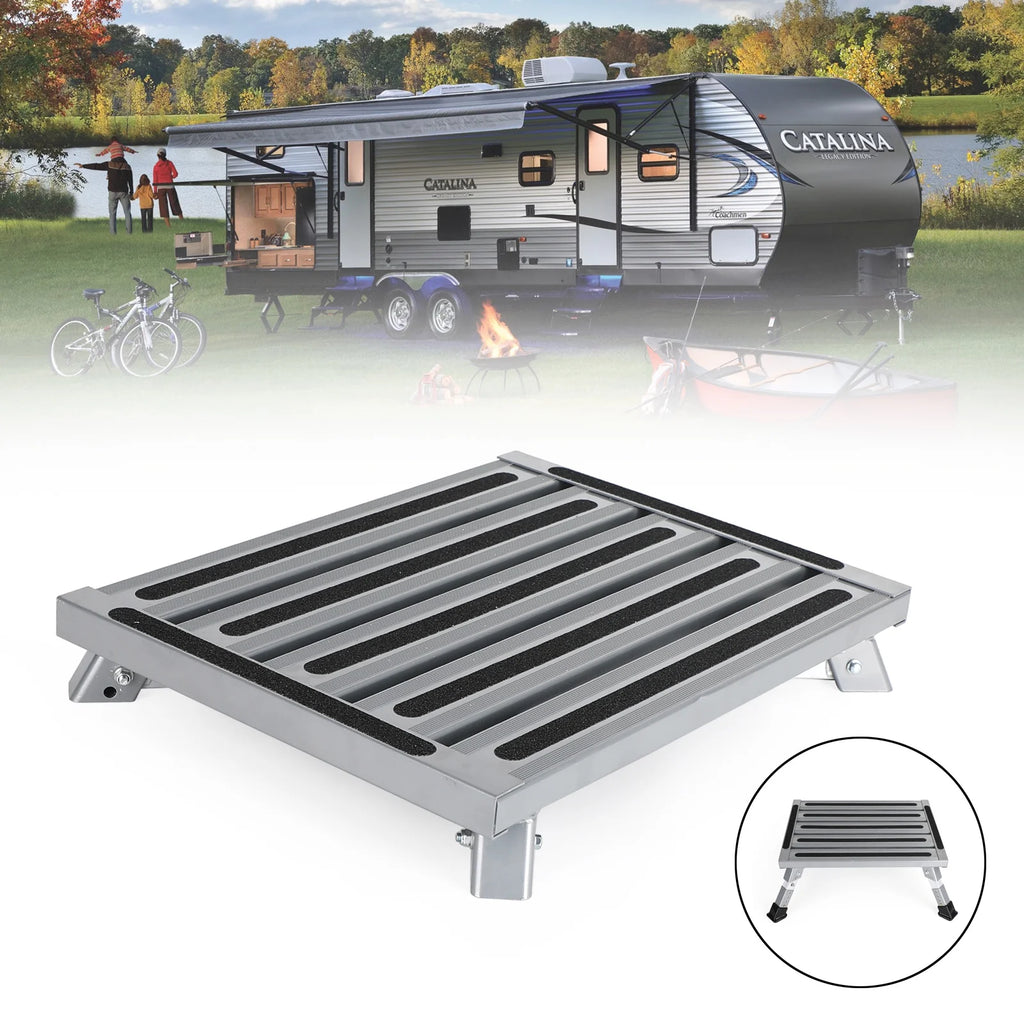 Folding Aluminum Platform Step Stool H44970