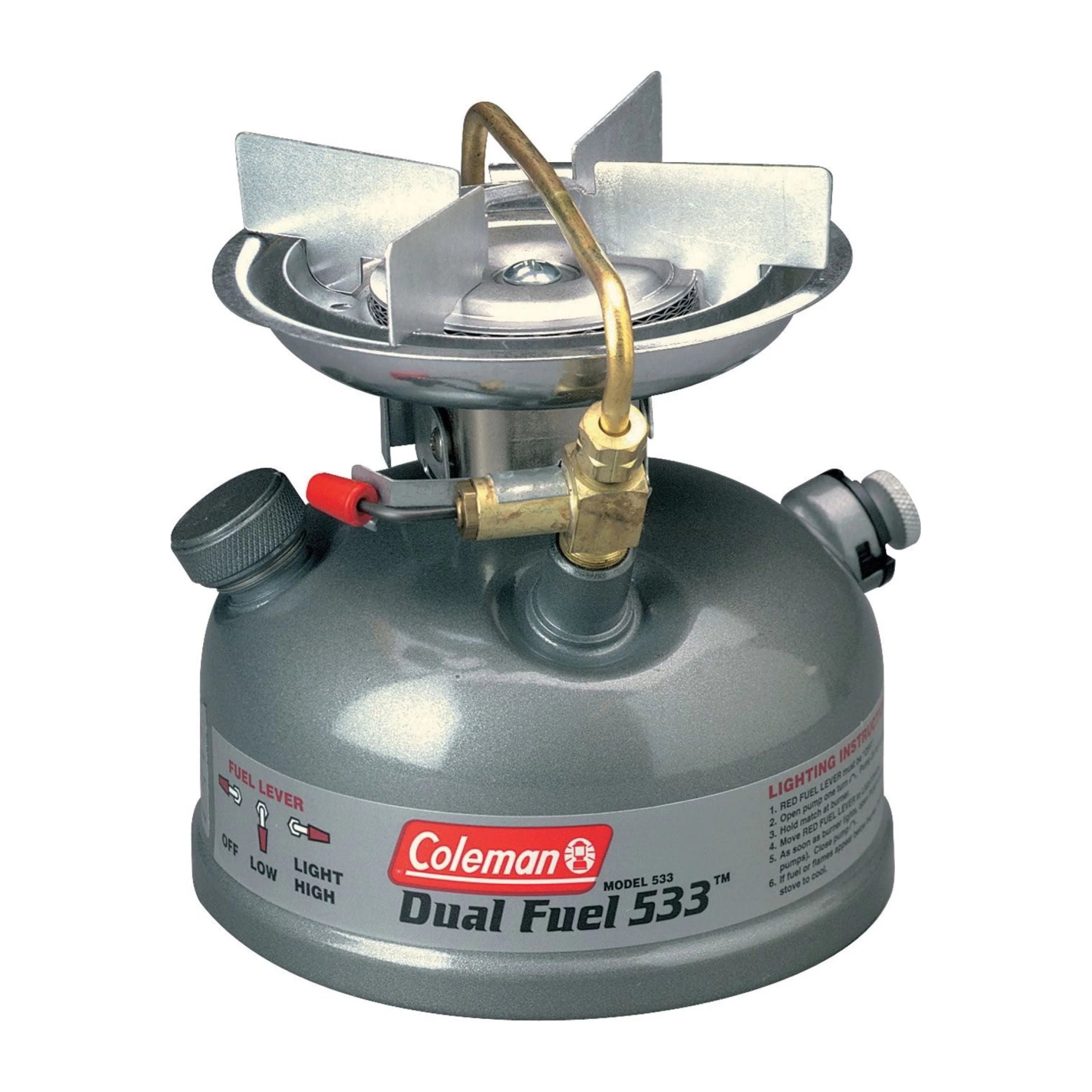 Compact Dual Fuel Camping Stove, 1-Burner A558
