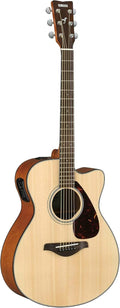 Small Body Solid Top Cutaway Acoustic-Electric Guitar, Natural N351955