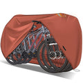 Bike Cover for 2 Bikes, Waterproof Heavy Duty 600D Bicycle Rack Cover E9641